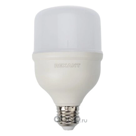 Лампа светодиодная 220V цилиндр 30W 2850lm E27/E40 4000K REXANT LED 1 шт. картон купить 249 ₽