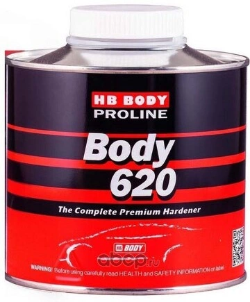 Отвердитель BODY HB 620 PROLINE (0,5л) купить 1 067 ₽