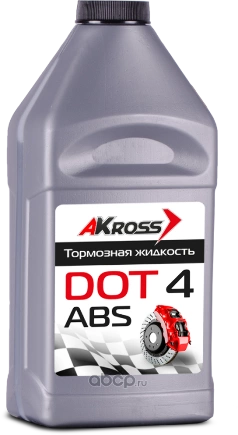 Тормозная жидкость Akross Dot-4 455 гр серебро AKS0003DOT AKROSS купить 131 ₽