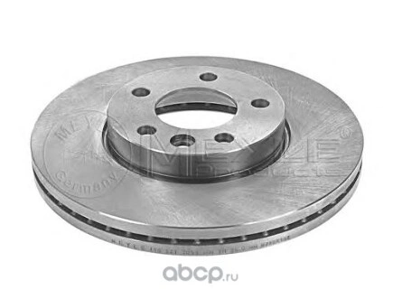 Диск тормозной передний VW Touareg/T5/Multivan all 03- /Vent.D=308mm MEYLE купить 5 835 ₽