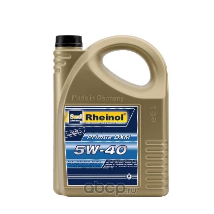 Масло моторное SWD RHEINOL Primus DXM 5W-40 синтетическое 5 л купить 5 359 ₽