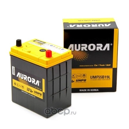 Аккумулятор AURORA JIS ULTRA UMF-55B19L купить 6 539 ₽