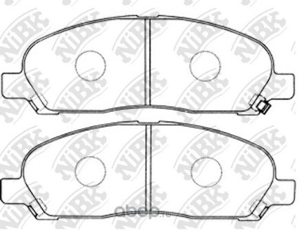 Колодки тормозные передние NIBK купить 3 402 ₽