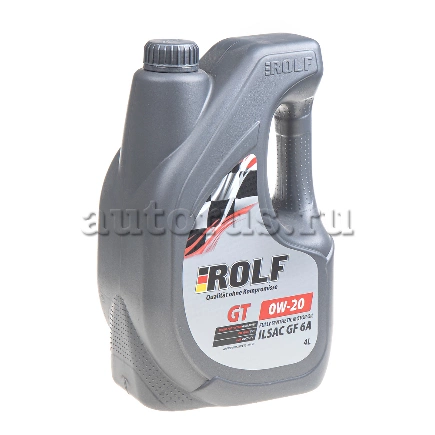 Масло моторное ROLF 3-SYNTHETIC 0W-20 синтетическое 4 л купить 3 384 ₽