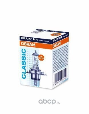 Лампа галогеновая H4 OSRAM купить 201 ₽