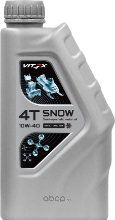 Масло моторное 10W40 п/синт Snow 4T (1л) (VITEX) VITEX купить 331 ₽