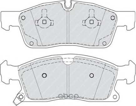 Колодки тормозные передние FERODO купить 9 320 ₽
