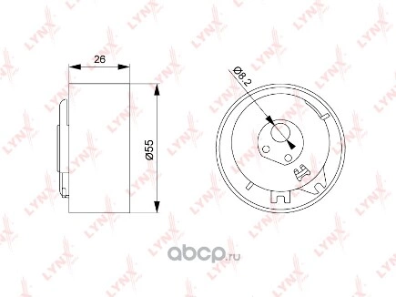 Натяжной ролик / ГРМ LYNXauto PB1240 купить 2 599 ₽