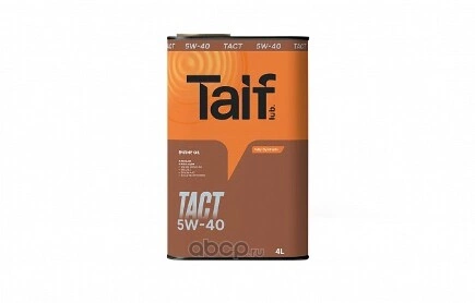 Масло моторное TAIF TACT 5W-40 4 л купить 2 245 ₽