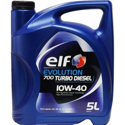 Масло моторное ELF Evolution 700 Turbo Diesel 10W-40 5 л купить 4 461 ₽