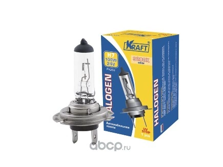 Лампа 24V H7 100W PX26d KRAFT 1 шт. картон купить 165 ₽