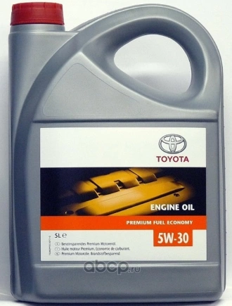 Масло моторное TOYOTA ENGINE OIL 5W-30 полусинтетика 5 л купить 7 663 ₽