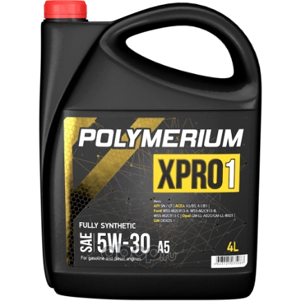 Масло моторное POLYMERIUM XPRO1 5W30 A5 SN 4L купить 2 844 ₽