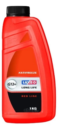 Антифриз Luxe Long Life G12+ готовый -40C красный 1 кг купить 183 ₽