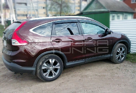 Дефлектора на окна Honda CR-V IV 2012"EuroStandard" деф.окон Cobra Tuning купить 2 778 ₽