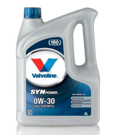 Масло моторное Valvoline SynPower FE 0W-30 синтетика 4 л купить 5 724 ₽