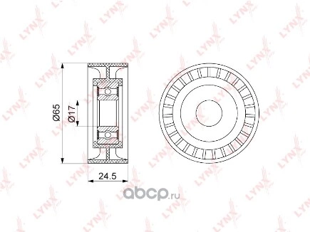 Ролик натяжного механизма / приводной LYNXauto купить 1 216 ₽