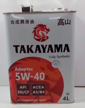 Масло моторное Takayama Adaptec 5W-40 A3/B4 SN/CF синтетика 4л купить 2 713 ₽