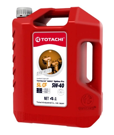 Масло моторное TOTACHI Optima PRO Synthetic 5W-40 синтетическое 4 л купить 2 127 ₽