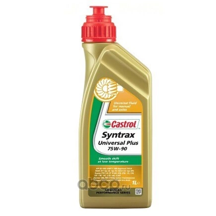 Масло трансмиссионное Castrol Syntrax Universal Plus 75W90 1 л купить 1 054 ₽