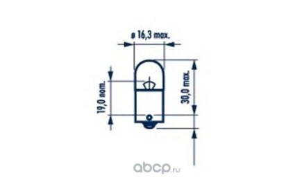 Лампа 24V R10W 10W NARVA Standard 1 шт. картон купить 52 ₽