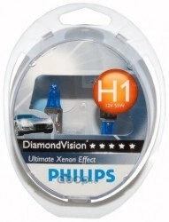 Лампа 12V H1 55W PHILIPS Diamond Vision 2 шт. DUOBOX купить 2 489 ₽