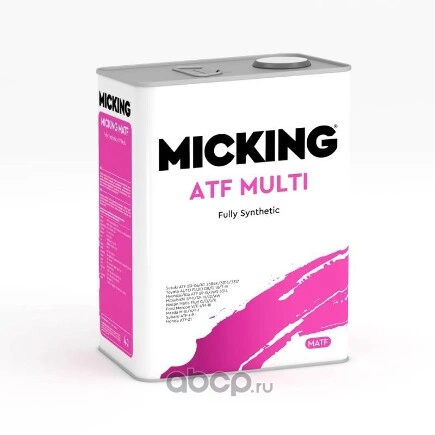 Жидкость для АКПП Micking ATF MULTI 4л., арт M4127 купить 3 623 ₽