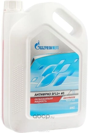 Антифриз Gazpromneft 40 готовая красный 5 кг купить 919 ₽