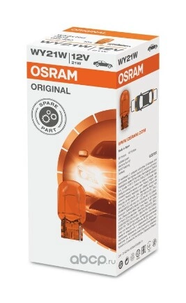 Лампа 12V WY21W 21W WX3x16d OSRAM ORIGINAL LINE 1 шт. картон купить 320 ₽