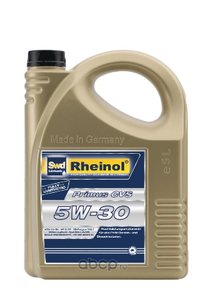 Масло моторное SWD RHEINOL Primus CVS 5W-30 синтетическое 5 л купить 5 381 ₽