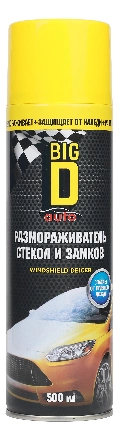 Размораживатель стекол и замков/Windshield decer серии 500 мл BIG D купить 178 ₽