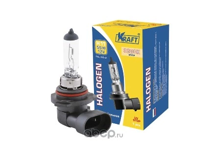 Лампа 12V H11 55W PGJ19-2 KRAFT 1 шт. картон купить 516 ₽