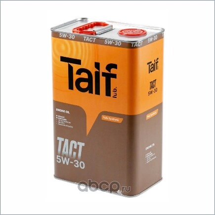 Масло моторное TAIF TACT 5W-30 4 л купить 2 079 ₽