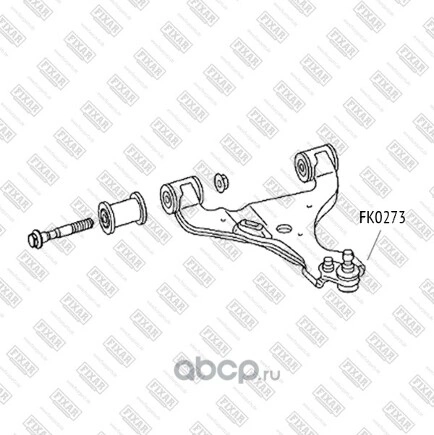 Опора шаровая нижняя левая/правая MERCEDES W639 03-> FIXAR купить 1 317 ₽