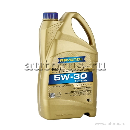 Моторное масло RAVENOL FLJ SAE 5W-30 ( 4л) new Ravenol купить 6 872 ₽