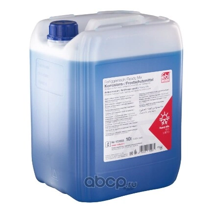 Антифриз FEBI Antifreeze G11 готовый -35C синий 10 л купить 3 310 ₽