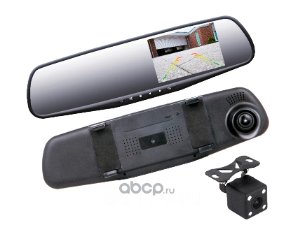 Зеркало с видеорегистратором SWAT VDR-4U, камера заднего вида, Full HD, 150° купить 3 081 ₽