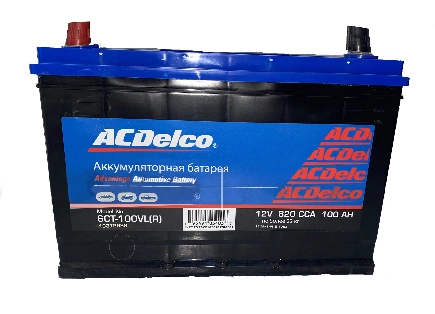 Аккумулятор ACDelco 100 А/ч прямая L+ 306x175x225 EN820 А купить 12 786 ₽