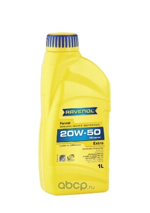 Масло моторное Ravenol FORMEL EXTRA 20W-50 минеральное 1 л купить 910 ₽