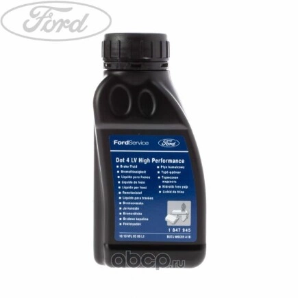 Жидкость тормозная FORD LV High Performance DOT4 0,25 л купить 1 271 ₽