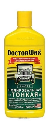 Полироль паста Тонкая 300мл DoctorWax купить 591 ₽