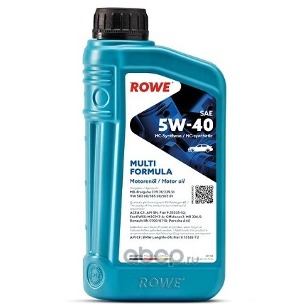 HIGHTEC MULTI FORMULA SAE 5W-40 синтетика 5W-40 1 л. купить 1 392 ₽