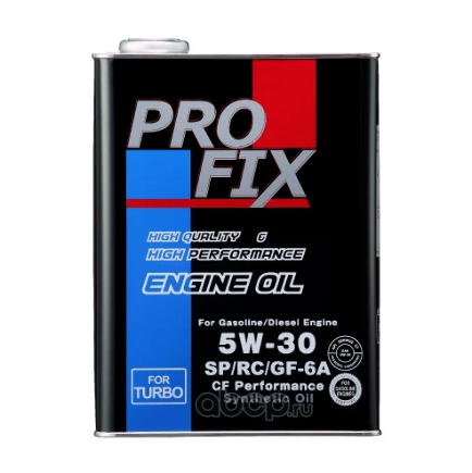 Масло моторное синтетическое 4л - Engine Oil 5W30 SP GF-6 PROFIX купить 3 795 ₽