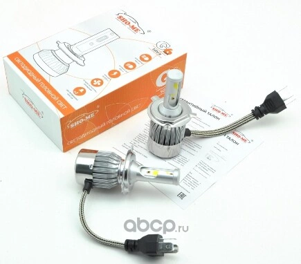 Лампа светодиодная 12V H4 36W 5000K SHO-ME 2 шт. картон купить 1 541 ₽