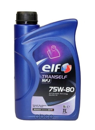 Масло трансмиссионное ELF TRANSELF NFJ 75W80 синтетическое 1 л купить 2 044 ₽