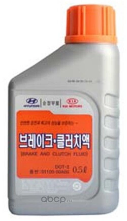 Жидкость тормозная HYUNDAI/KIA Brake Fluid DOT3 0,5 л купить 547 ₽