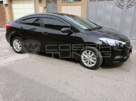 Дефлектора на окна Kia Cerato III Sd 2012"EuroStandard" деф.окон Cobra Tuning купить 2 295 ₽