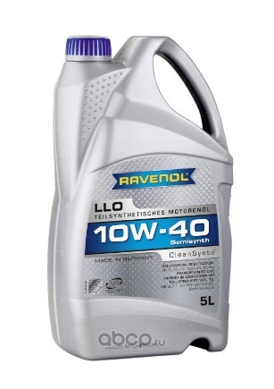 Масло моторное Ravenol LLO 10W-40 полусинтетика 5 л купить 4 799 ₽