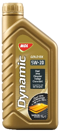 Масло моторное MOL Dynamic Gold DX 5W-20 синтетическое 1 л купить 435 ₽