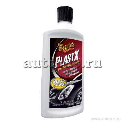 Очиститель и полироль фар Meguiar’s Plast-X Clear Plastic Cleaner & Polish 296 мл купить 1 378 ₽